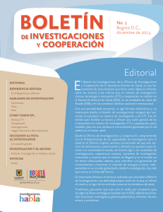 Editorial - Secretaría Distrital de Salud