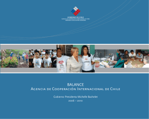 balance agencia de cooperación internacional de chile
