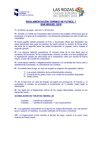 Normativa Fútbol 7 - Ayuntamiento de Las Rozas