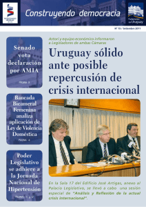 Uruguay sólido ante posible repercusión de crisis