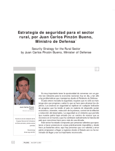 Estrategia de seguridad para el sector rural, por Juan Carlos Pinzón