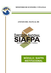Manual de Implantación del SIAFPA Institucional