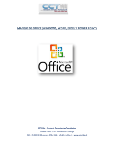 manejo de office (windows, word, excel y power point)