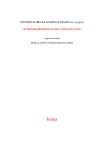 Las finanzas autonómicas en 2014 y entre 2003 y 2014