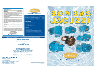 Catálogo Motobombas Jacuzzi