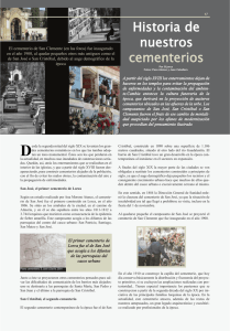 Historia de nuestros cementerios