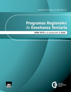 programas regionales de enseñanza terciaria 2008