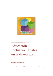 Educación Inclusiva. Iguales en la diversidad - Intef