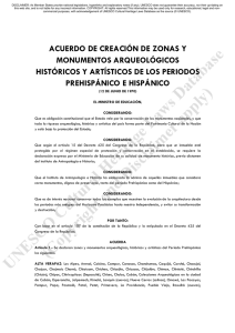 Agreement for the creation of archaeological, historical