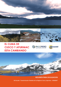 El clima de Cusco y Apurímac está cambiando.