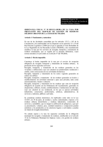 ordenanza fiscal numero 1 - Toledo Servicios Tributarios