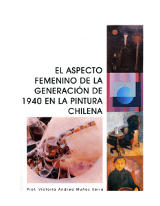 Aspecto Femenino de la Generación de 1940 en la Pintura Chilena