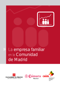 La empresa familiar en la Comunidad de Madrid