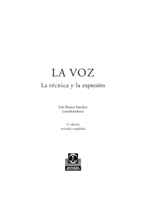 LA VOZ - Editorial Paidotribo