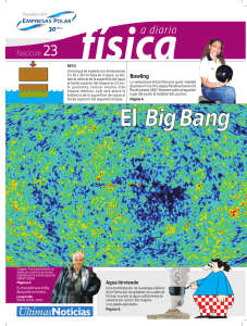 El Big Bang - Docencia en Matemática Aplicada