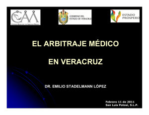 Presentación Veracruz - Comisión Nacional de Arbitraje Médico