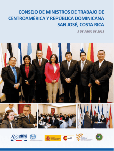 consejo de ministros de trabajo de centroamérica y república