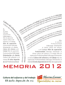 memoria 2012 - Martínez Loriente