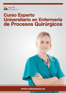 Curso Experto Universitario en Enfermeria de Procesos Quirurgicos