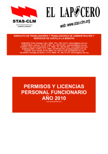 Lapicero Permisos y licencias FUN2010
