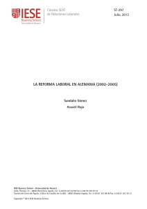 LA REFORMA LABORAL EN ALEMANIA (2002