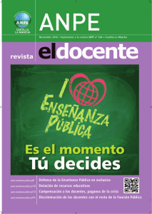 Defensa de la Ense&ntilde;anza P&uacute;blica en exclusiva pacto ense&ntilde;anza