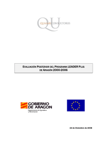 de aragón 2000-2006 - Gobierno de Aragón