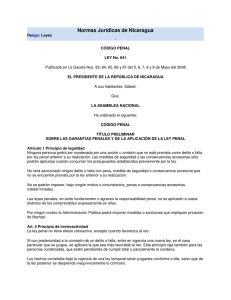 Normas Jurídicas de Nicaragua