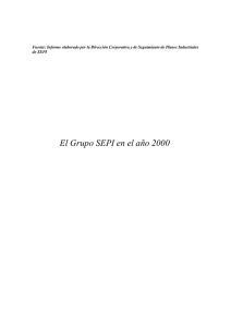 Informe SEPI 2000