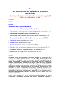 OIT Lista de comprobaci&oacute;n ergon&oacute;mica: Ergonomic checkpoints