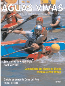 Seis meses de Kayak-Polo SABE A POCO Campeonato del Mundo