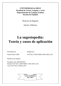 La sugestopedia: Teoría y casos de aplicación