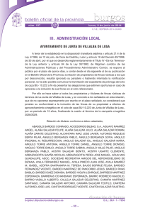 Anuncio 201403460 - Boletín Oficial de la Provincia de Burgos
