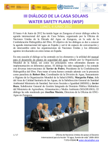 Informe final del Tercer Diálogo del Agua en