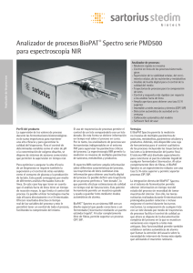 Analizador de procesos BioPAT® Spectro serie PMD500