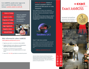 Exact Jobboss brochure_es