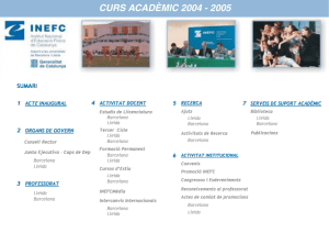 curs acadèmic 2004 - 2005