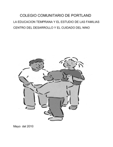 La Educacion temprana y el estudio de las familias