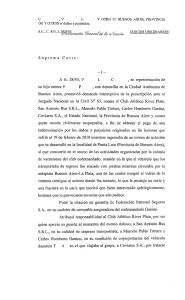 Suprema Corte: A fs. 28/30, VLC , en