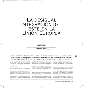 La desigual integración del este en la Unión Europea