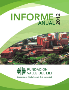2012 anual - Fundacion Valle del lili