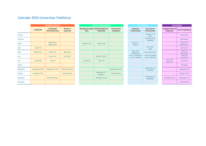 Calendar 2016 Universitas Telefónica