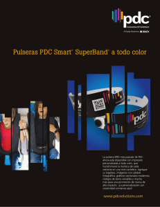 Pulseras PDC Smart® SuperBand® a todo color