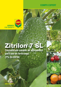 (7% Zn-EDTA) Concentrado soluble de alta pureza para uso en