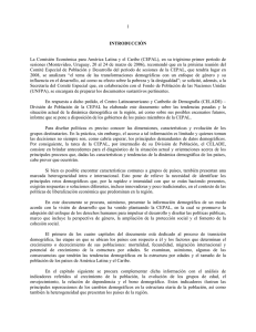 1 INTRODUCCIÓN La Comisión Económica para América Latina y