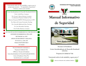 Manual Manual Informativo Informativo Informativo de de Seguridad