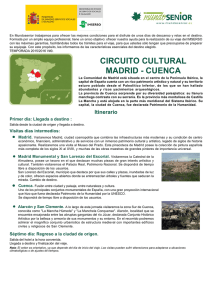 CIRCUITO CULTURAL MADRID - CUENCA