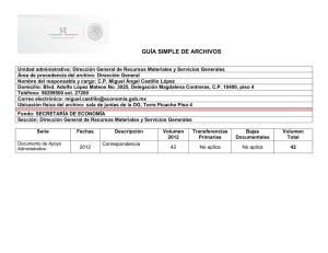 Dirección General de Recursos Materiales y Servicios Generales