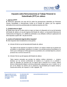 Impuesto RTP Jalisco: Gu&iacute;a para Profesionales
