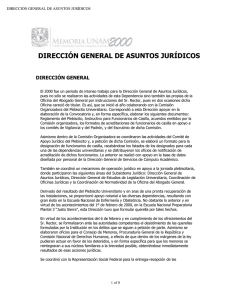 DIRECCIÓN GENERAL DE ASUNTOS JURÍDICOS
